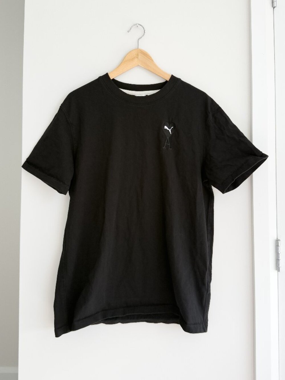 AMI x PUMA - Mens - Cotton t-shirt - Black - Medium
